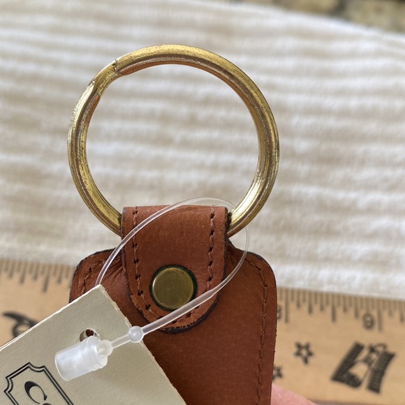 Coach British tan vintage basic key fob, NWT - Picture 4 of 6